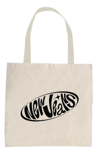 New Jeans Nwjns Kpop Logo Tote Bag Bolsa De Manta