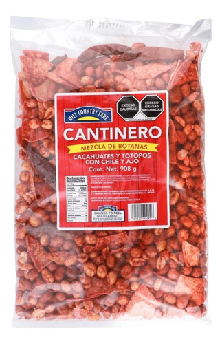 Cacahuate Cantinero (caja Con 10 Pzas)