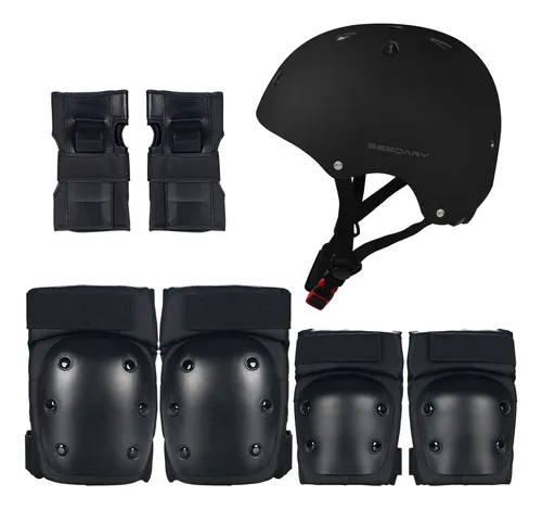 Casco rodilleras coderas y muñequeras hotsell