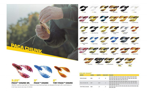 Netbait Paca Chunk Trailer Jig Plástico Suave Crawfish Señue