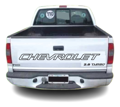  Chevrolet S10 Turbo Intercooler 2.8 D Adhesivo Trasero