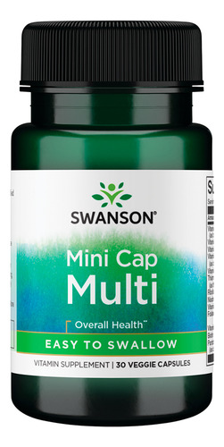 Swanson Multivitamínico Mini Cap Multi 20 cápsulas sin sabor
