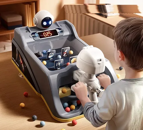 Juego Tiro Al Blanco Automático + Pelotas Diseño Space
