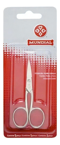 Tesoura Para Unhas Curva 9cm Classic Mundial Bc-423