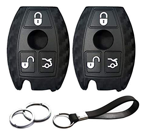 2 Piezas Compatibles Mercedes Benz Smart Carbon Fiber L...