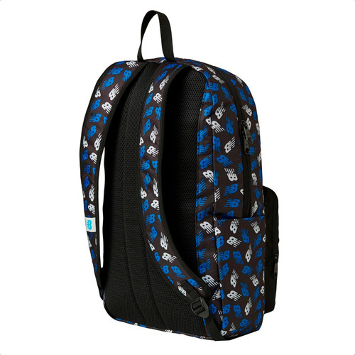 Mochila New Balance Lab23010bco Kids Printed P/ Notebook Color Negro