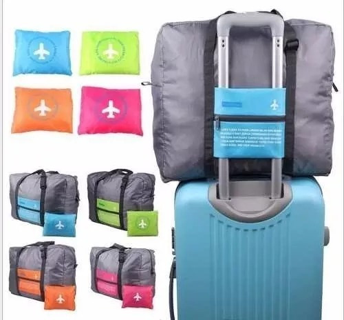 Bolso Plegable De Viaje Impermeable Compras 32 Lts Oferta