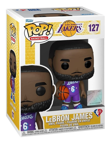 Funko Pop Nba Los Angeles Lakers Lebron James 127