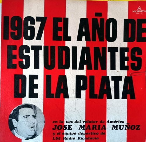 Disco Lp Vinilo Jose Maria Muñoz Estudiantes De La Plata