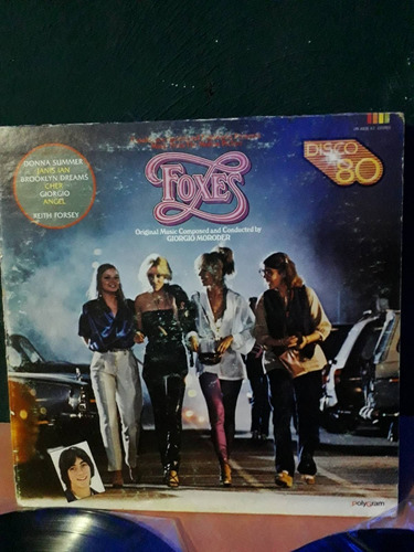 Lp Soundtrack De Foxes/zorras Jodie Foster Disco Vinilo (Usado)