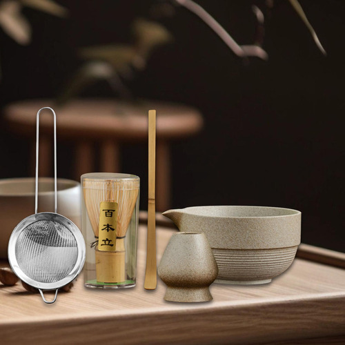 Matcha Set Tea Ceremony Utensils Piedra De Imitación