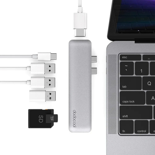 Adaptador Hub Usb C 7en2 Para Macbook Pro Air 13 14 15 16