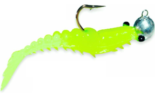 Isca Soft Maré Camarão Articulado Jig Head 21g 9cm Cor Limão