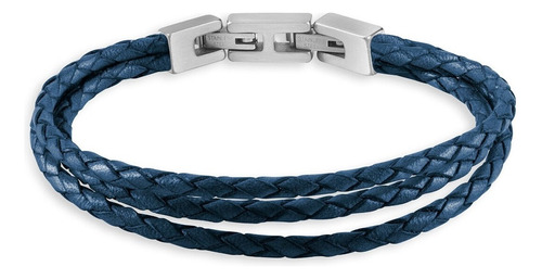  Pulsera Guess Jumb02147jwstjbt/u De Acero Quirúrgico Color Azul Tamaño Unitalla Para Adultos