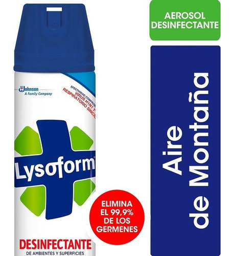 Lysoform Aerosol Desinfectante Mata Virus Y Bacterias Nuevo