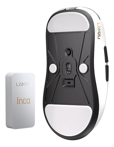 Mouse Gamer Lamzu Inca 8k Wireless Superlight 40g - White Cor Branco