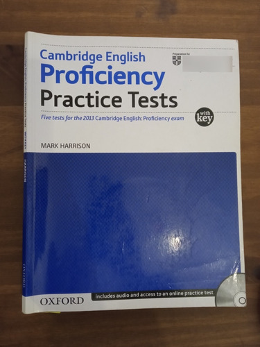 Cambridge Proficiency Practice Tests With Key 