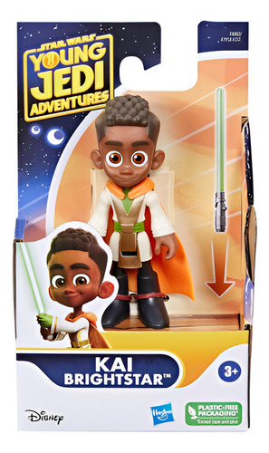 Figura 7cm Star Wars Jovenes Jedi 7958 Hasbro Yoda Kai Nubs Kai Brighstar