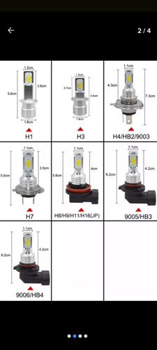 Luces Led  Auto Camión Mejoradas  H15 Antiniebla 12v  24v Co