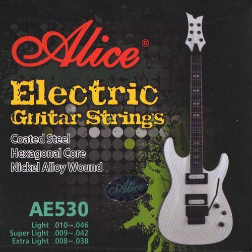 Jgo De Cuerdas Electrica .09 Alice Ae530-sl Ae530-sl