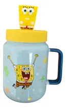 Comprar Taza Con Tapa De Bob Esponja 450 Ml Bob Esponja Taza Con Tapa