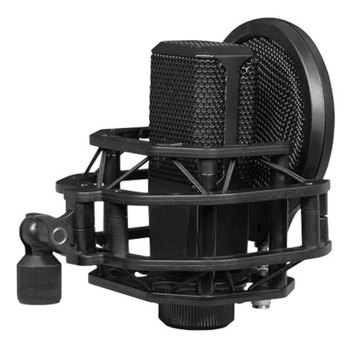 Imagen 6 de 10 de Shock Mount Con Pop Para Microfono Condenser Marca Elefir