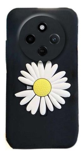 Zt Funda Para Redmi 14c 4g Suave Silicona Crisantemo