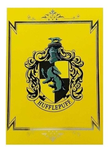  Warner Bross Anotador Harry Potter - Hufflepuff 75 hojas  lisas unidad x 1 21cm x 14.5cm hufflepuff