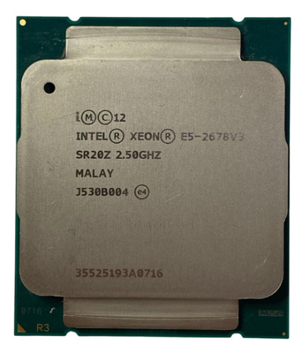 Processador Intel Xeon E5-2678 V3 12-core 2.5ghz Sr20z