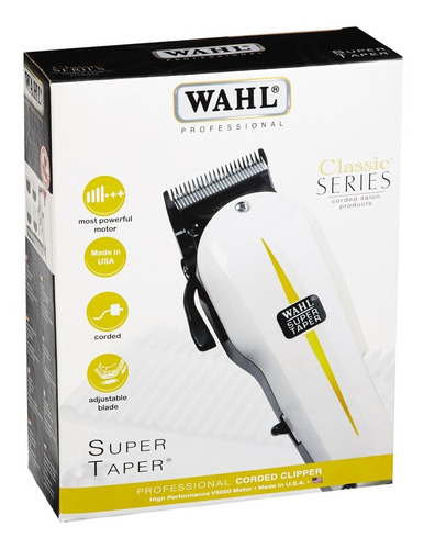 Maquina Afeitar Cortar Cabello Wahl Super Taper Profesional