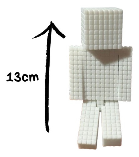 Muñeco Minecraft Impreso En 3d Personaliza Tu Skin