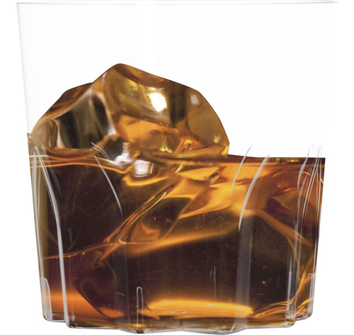 Copo Para Whisky 300ml Descartável Strawplast - 30 Unidades Cor Transparente