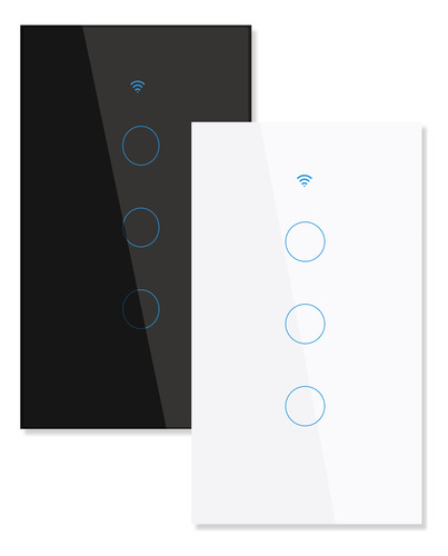 3 Botões Teclas Touch Digital Wifi Interruptor Inteligente