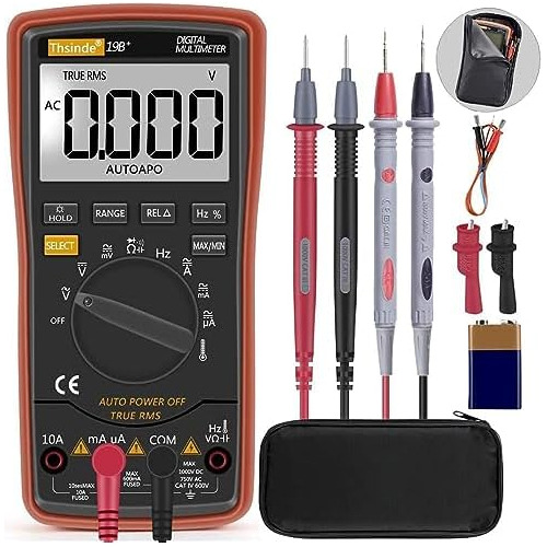 Multímetro De Autorango Pruebas De Temperatura, Voltaj...