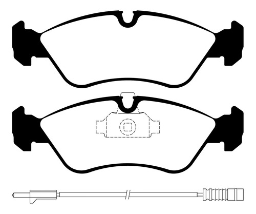 Pastillas De Freno Para Mercedes Benz E280 6.2 02/09 Litton