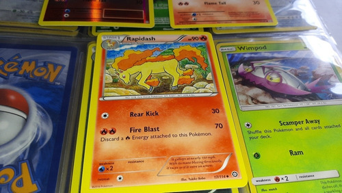 Ponyta Reverse,ponyta 19/108,rapidash 17/114 De Pokemon Tcg (Usado)