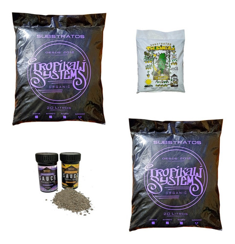 Kit Tropikali Fertilizante Sauce Vega E Sauce Flora 50g
