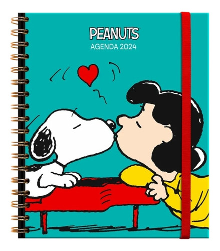 Agenda Snoopy Diaria 2024  Espiral (17×20)