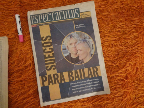 Clarin Espectaculos 1999 Roxette Abba Jamon Del Mar