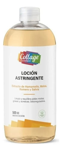 Locion Astringente Hamamelis 500 Ml Collage