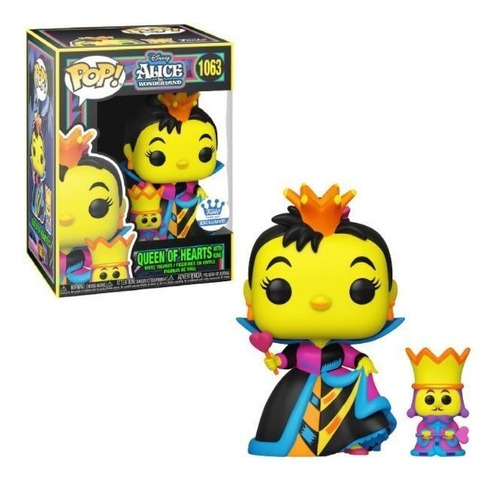 Funko Black Light Queen Of Hearts With King