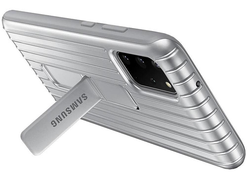 Capa Protetora Celular Cor Prata Samsung Galaxy S20 Plus