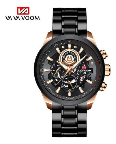 Reloj Deportivo De Acero Inoxidable Va Va Voom 2311 Con Cale
