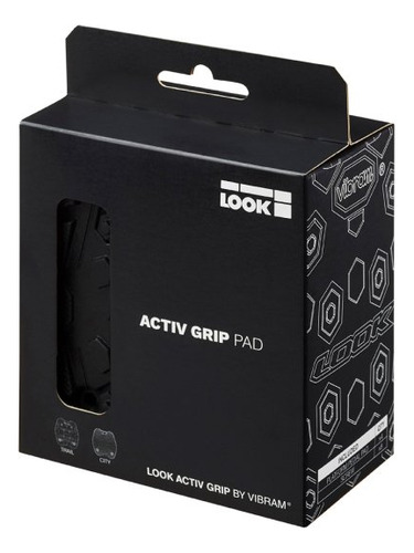 Pad Grip Intercambiable Para Pedal Look Grip Trail Color Negro