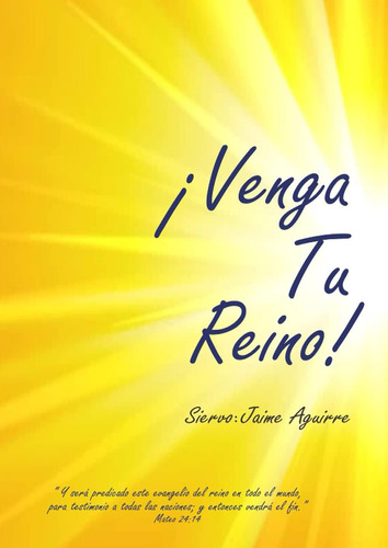 Libro: ¡venga Tu Reino! (spanish Edition)