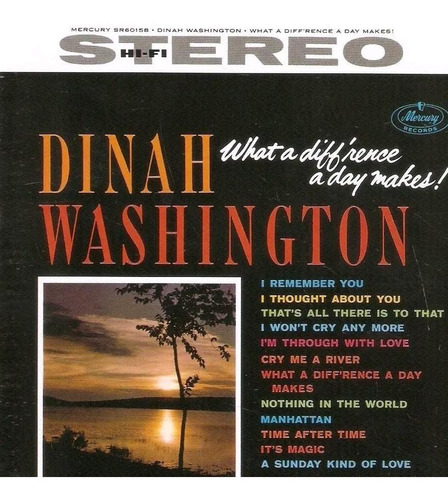 Dinah Washington / What A Diff'rence A Day Makes! - Cd