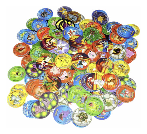 Lote 53 Tazos Pokémon Al Azar (sin Repetir)