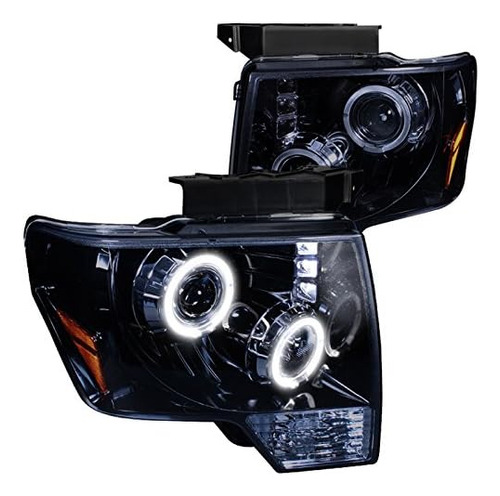 2lhp-f15009g-tm Faro Proyector Negro (lente Humo De Carcasa 