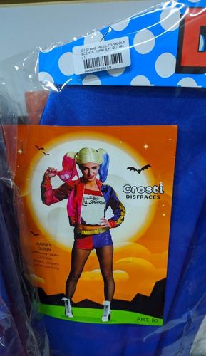 Imagen 2 de 3 de Disfraz Harley Quinn Adultos Cosplay Halloween Cotillon