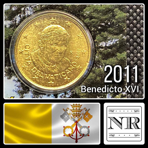Vaticano - 50 Cents - Año 2011 - Benedicto 16 - Blister